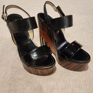 Jimmy Choo Slingback Platform Sandals Size 37